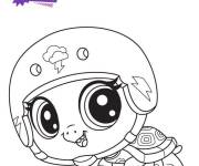 Coloriage Petshop Bev pour enfants