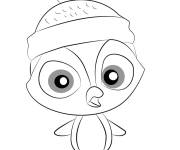 Coloriage Pingouin LPS de Petshop