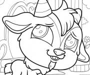 Coloriage Quincy de Littlest Pet shop