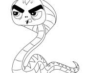 Coloriage Serpent Steve de Littlest Petshop