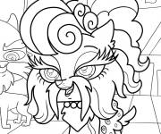 Coloriage Shea Butter de la s&eacute;rie Littlest Pet Shop
