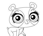 Coloriage Singe sympa de Littlest Petshop