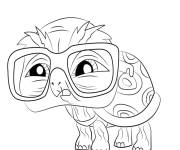 Coloriage Speedy Shellberg de Littlest Pet shop