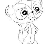 Coloriage Sunil Nevla de Pet shop