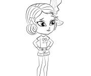 Coloriage Youngmee Song de Littlest Petshop
