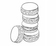 Coloriage Des Macarons adorables