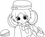 Coloriage Macarons pour enfants
