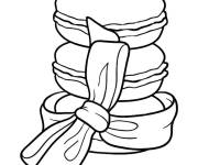 Coloriage Pile des Macarons