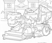 Coloriage Construction de Magasin