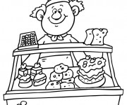 Coloriage La  Pâtisserie