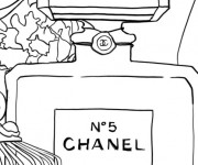 Coloriage Magasin de Parfum