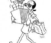 Coloriage Magasin et Shopping