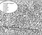 Coloriage et dessins gratuit Magique à découper à imprimer