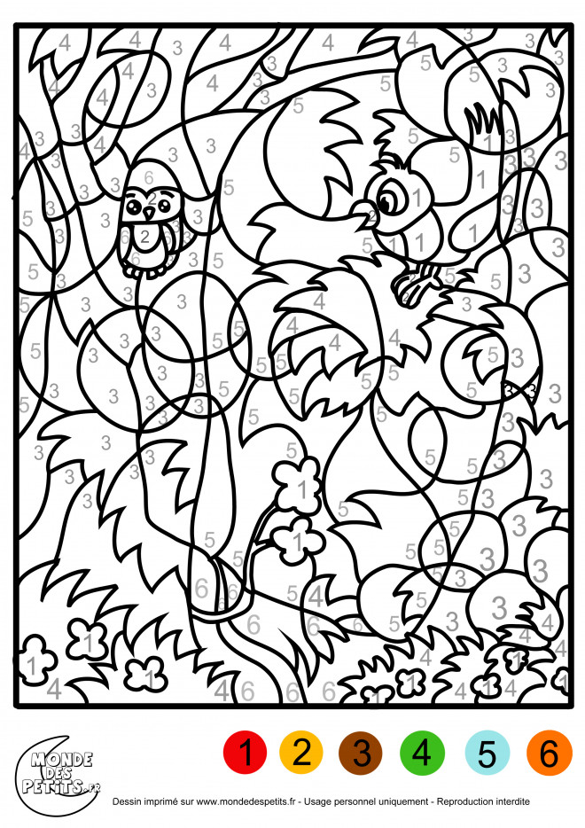 Coloriage Magique pour adulte dessin gratuit à imprimer