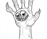 Coloriage Main de diable