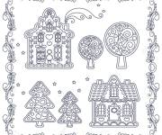 Coloriage Illustration de pain d'&eacute;pice
