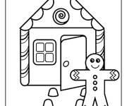 Coloriage Pain d&rsquo;&eacute;pice &agrave; imprimer
