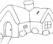 Coloriage Cottage  facile
