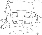 Coloriage Maison en ligne