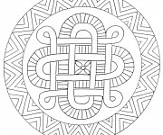 Coloriage Labyrinthe  Mandala En Ligne