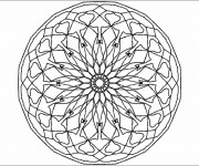 Coloriage Mandalas Difficile impressionnant