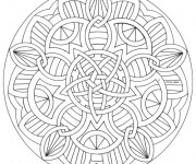 Coloriage Mandalas Difficile sur ordinateur