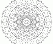 Coloriage Mandala Difficile Infinité