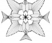 Coloriage Mandalas Animaux Artistique