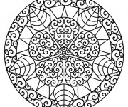 Coloriage Mandalas Fleurs Art Thérapeutique