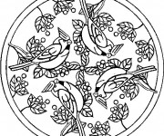 Coloriage Mandala Animaux