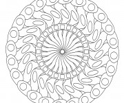 Coloriage Mandala Pétales En Ligne