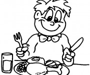 Coloriage Manger en ligne