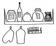 Coloriage Manger Les Ingr&eacute;dients