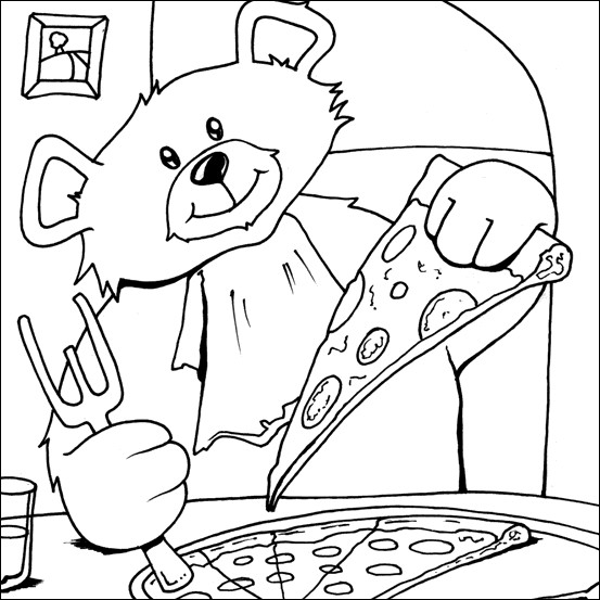 Coloriage Ours Mange Une Pizza Dessin Gratuit A Imprimer Coloriage Ours Mange Une Pizza Dessin Gratuit A Imprimer