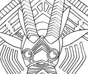 Coloriage et dessins gratuit Animal Africain en Ligne à imprimer