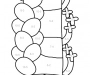 Coloriage Mathématique à découper