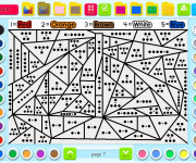 Coloriage Mathématique en noir et blanc