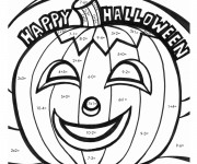 Coloriage Math&eacute;matique Halloween