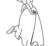 Coloriage Mathématique Princesse facile