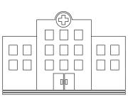 Coloriage Clinique stylis&eacute;