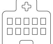 Coloriage &Eacute;moji de l'h&ocirc;pital