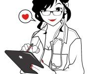 Coloriage L'amour de la M&eacute;decine
