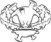 Coloriage Le virus Corona