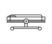 Coloriage et dessins gratuit Lit d'h&ocirc;pital à imprimer