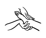 Coloriage massage kin&eacute;sith&eacute;rapie