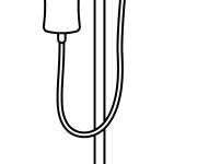 Coloriage Mat&eacute;riel de perfusion intraveineuse
