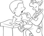 Coloriage M&eacute;decine pour enfants