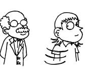 Coloriage Se retourner chez le m&eacute;decin