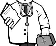 Coloriage et dessins gratuit Un medecin à imprimer