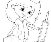 Coloriage Une belle m&eacute;decine